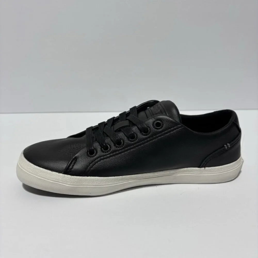 Sperry Men’s Striper Leather Sneakers Black, Size 4.5 M
